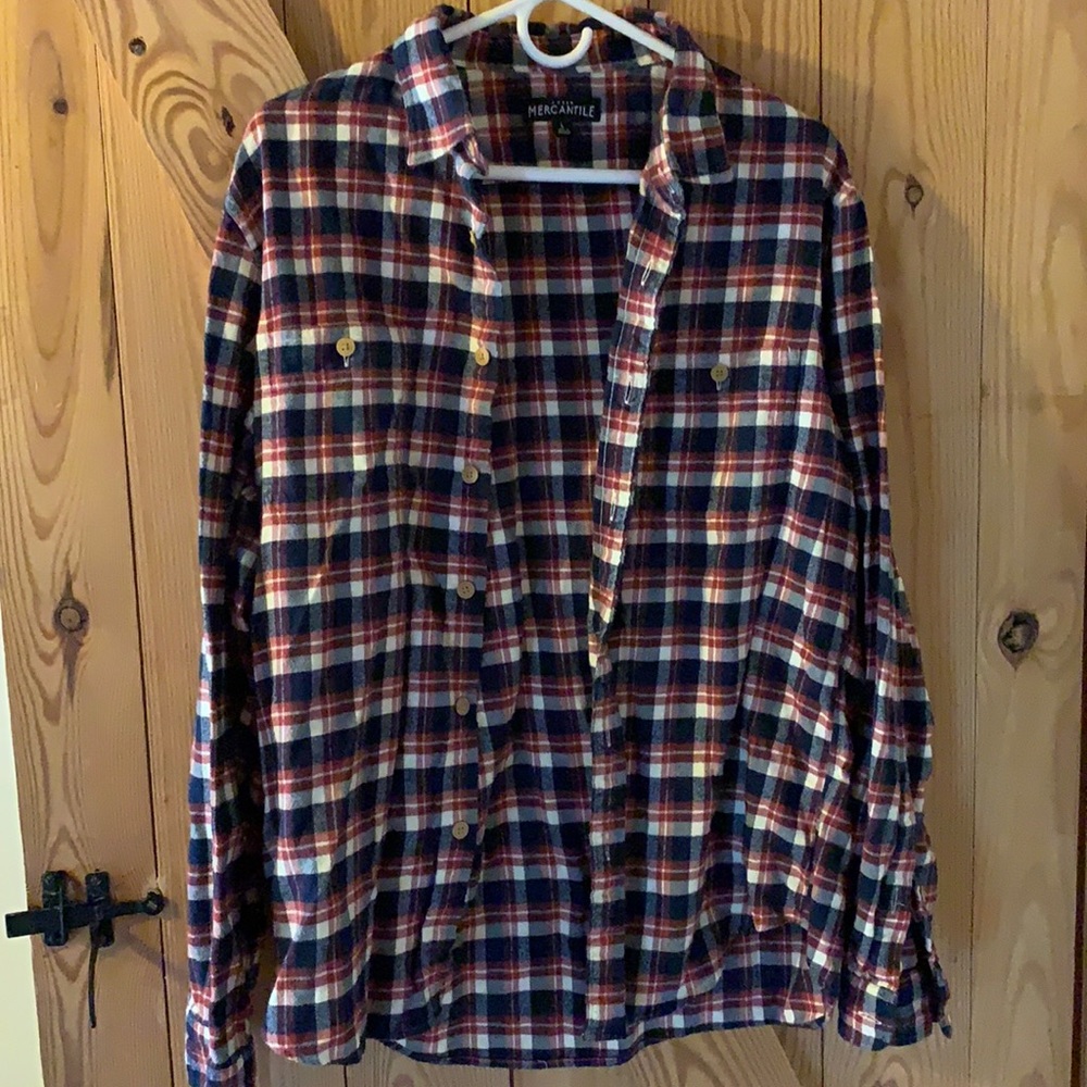 Men’s J Crew light flannel